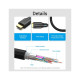 Кабель мультимедийный HDMI M to HDMI M 3.0m 8K60Hz cotton braided black Vention (AAUBI)