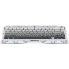 Клавиатура GravaStar Mercury K1 TKL Wireless/Bluetooth/USB UA White (GSK1_GWHT)