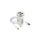 Зарядное устройство XO 2xUSB 2.1A + cable USB to Micro 5P white (TZ08-M-WH)