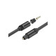 Кабель мультимедийный Optical Toslink 1.0m black Vention (BAEBF)