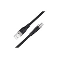 Дата кабель USB 2.0 AM to USB-C 1.0m 3A silicone X53 black HOCO (6931474738097)