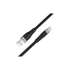 Дата кабель USB 2.0 AM to USB-C 1.0m 3A silicone X53 black HOCO (6931474738097)