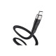 Дата кабель USB 2.0 AM to USB-C 1.0m 3A silicone X53 black HOCO (6931474738097)