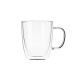ARDESTO Cup set with double walled handles, 400 ml, H 11.2 cm, 2 pcs, borosilicate glass (AR2640GH)
