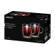 ARDESTO Cup set with double walled handles, 400 ml, H 11.2 cm, 2 pcs, borosilicate glass (AR2640GH)