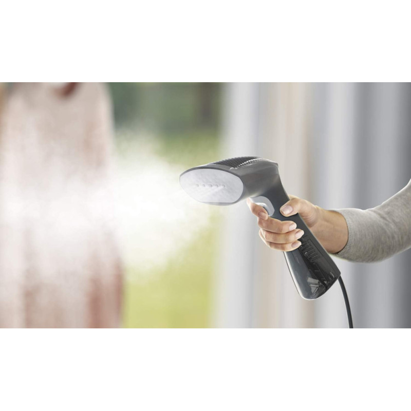 Electrolux steamer compact, 1200W, 100ml, constant steam - 20g, plastic soleplate, grey (E6HS1-2EG)
