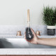 Electrolux steamer compact, 1200W, 100ml, constant steam - 20g, plastic soleplate, grey (E6HS1-2EG)