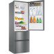 Haier Ref multi-door, 190.5x59.5х65.7, ref-233L, freez.-114L, 3doors, А++, NF, inv., display, fresh zone, silver (HTR3619ENMN)
