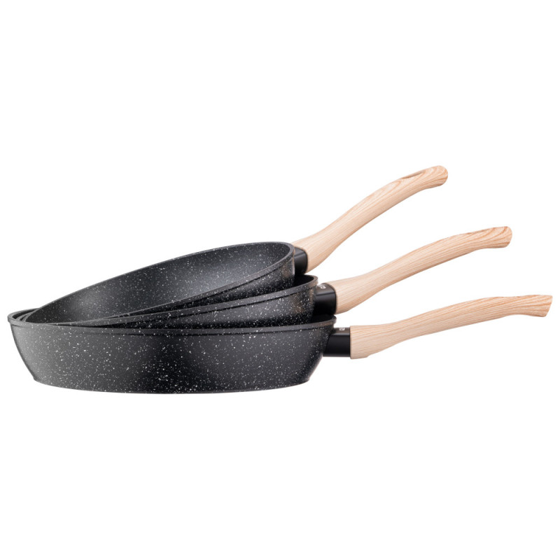ARDESTO Deep Fry pan Midori 26cm, aluminium, black (AR1926MI)