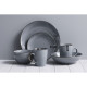 ARDESTO Чашка Bagheria, 360 мл , Grey, керамика (AR2936GREY)