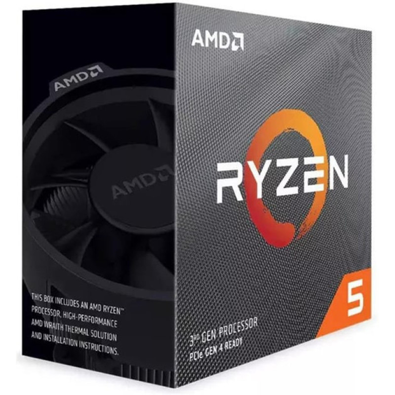 AMD CPU Ryzen 5 3600 6C/12T 3.6/4.2GHz Boost 32Mb AM4 65W Wraith Stealth cooler Box