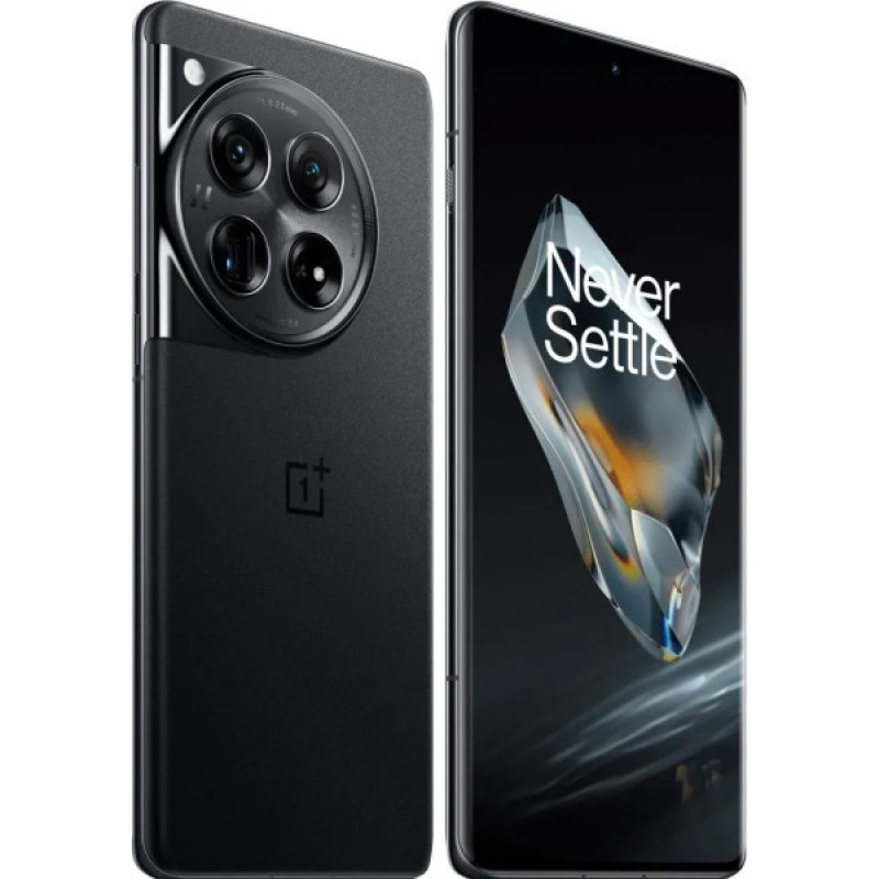 OnePlus Smartphone 12 5G (CPH2581) 6.82" 12/256GB, 2SIM, 5260мА•год, Silky Blac (850041K)