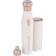 Remington trimmer for nose and ears, network+battery, nozzles-2, steel, pink (WFS200)
