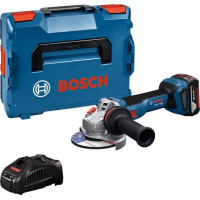 Bosch Шліфмашина кутова акумуляторна  GWS 18V-11S 125мм 18В 1x5А·год 0-9000об·хв 1.7кг кейс ЗП GAL1880CV (0.601.9N4.003)