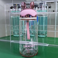 ARDESTO Пляшка для води ARDESTO Bunny 600мл, пластик, рожевий (AR2260BP)