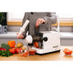 ARDESTO Meat grinder, 1750W, prod.-2 kg/min, 3 cutting plates+for sausag.plates, 4 veg., plastik, silver (MGA-2300J)