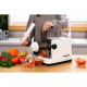 ARDESTO Meat grinder, 1750W, prod.-2 kg/min, 3 cutting plates+for sausag.plates, 4 veg., plastik, silver (MGA-2300J)