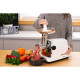 ARDESTO Meat grinder, 1750W, prod.-2 kg/min, 3 cutting plates+for sausag.plates, 4 veg., plastik, silver (MGA-2300J)