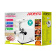 ARDESTO Meat grinder, 1750W, prod.-2 kg/min, 3 cutting plates+for sausag.plates, 4 veg., plastik, silver (MGA-2300J)