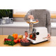 ARDESTO Meat grinder, 1750W, prod.-2 kg/min, 3 cutting plates+for sausag.plates, 4 veg., plastik, silver (MGA-2300J)