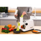ARDESTO Meat grinder, 1750W, prod.-2 kg/min, 3 cutting plates+for sausag.plates, 4 veg., plastik, silver (MGA-2300J)
