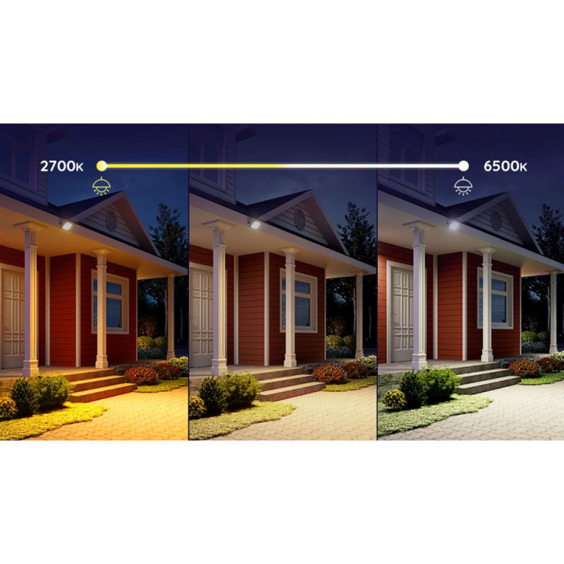 Govee Набір настінних світильників H7060 RGBICWW LED Smart Flood Lights Чорний (H7060311)