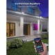 Govee Набір настінних світильників H7060 RGBICWW LED Smart Flood Lights Чорний (H7060311)