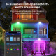 Govee Набір настінних світильників H7060 RGBICWW LED Smart Flood Lights Чорний (H7060311)