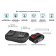 Könner & Söhnen Battery blower Battery charger 20V KS C35A-2, Lithium battery 20V KS 20V4-2 2 pcs Kit (KSLBV-40VSET)