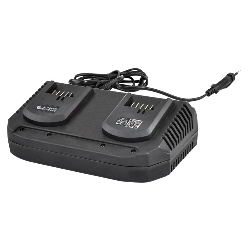 Könner & Söhnen Battery blower Battery charger 20V KS C35A-2, Lithium battery 20V KS 20V4-2 2 pcs Kit (KSLBV-40VSET)