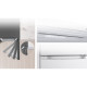 LG Refrigerator with bottom freezer, ref-277l, freez.-107l, 2doors, A++, inv., fresh zone, white (GW-B509FVFW)