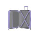 American Tourister Валіза American Tourister, Soundbox, поліпропілен, середня, 67см, 71.5/81л, TSA, 4 колеса, EXP, лавандовий (32G*82002)