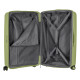 2E Suitcase Large, Aero, polypropylen, 99/119L, TSA, 4 wheels, EXP, moss green (2E-SPP-AERO-L-MG)