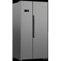 Beko Холодильник SBS, 179x91x71, xолод.відд.-368л, мороз.відд.-190л, 2дв., E, NF, дисплей, нерж (GN163140SN)