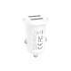 Зарядное устройство XO 2xUSB 12W white (CC67.white)