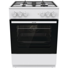 Gorenje Cooker combined, 71L, 60x60cm, cast-iron, white (GK6A40WFFM)