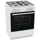 Gorenje Cooker combined, 71L, 60x60cm, cast-iron, white (GK6A40WFFM)