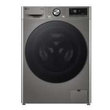 LG WM front load, 9kg, 1200, A, 48cm, display, steam, invertor, silver (F2Y7FS5P)