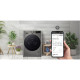 LG WM front load, 9kg, 1200, A, 48cm, display, steam, invertor, silver (F2Y7FS5P)