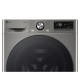 LG WM front load, 9kg, 1200, A, 48cm, display, steam, invertor, silver (F2Y7FS5P)