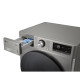 LG WM front load, 9kg, 1200, A, 48cm, display, steam, invertor, silver (F2Y7FS5P)