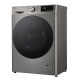 LG WM front load, 9kg, 1200, A, 48cm, display, steam, invertor, silver (F2Y7FS5P)