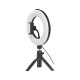 Набір блогера Hama Smartphone Tripod Smart-80 V2, 9.5cм, Bluetooth, LED ring (00004657)