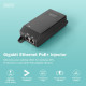 Digitus Gigabit Ethernet PoE+ Injector, 802.3at Power Pins:4/5(+),7/8(-), 30W (DN-95103-3)