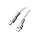 Дата кабель USB-C to Lightning 1.0m Cafule Metal PD 20W white Baseus (CATLJK-A02)