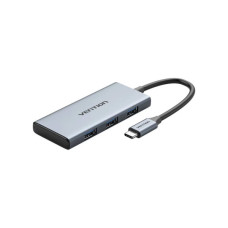 Концентратор Vention USB-C 6-in-1 3xUSB 3.0 + HDMI 4K30Hz + SD/TF 0.15m (TOOHB)