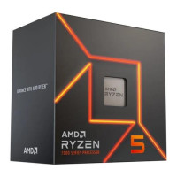 AMD Центральний процесор AMD Ryzen 5 7400 6C/12T 3.3/4.3GHz Boost 16Mb Radeon Graphics AM5 65W Wraith Stealth cooler Box (100-100001900BOX)