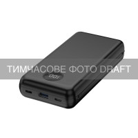 2E Акумулятор портативний літій-іонний Power Bank 2E 30000мА·год, 65Вт, PD, QC, чорний (2E-PB3009-BLACK)