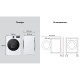 LG Стиральная машина фронтальная, (F2X5PS5W)