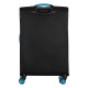 2E Валіза 2E, Trek, поліестер, середня, 64/78л, TSA, 4 колеса, EXP, чорний (2E-SPE-TREK-M-BK)